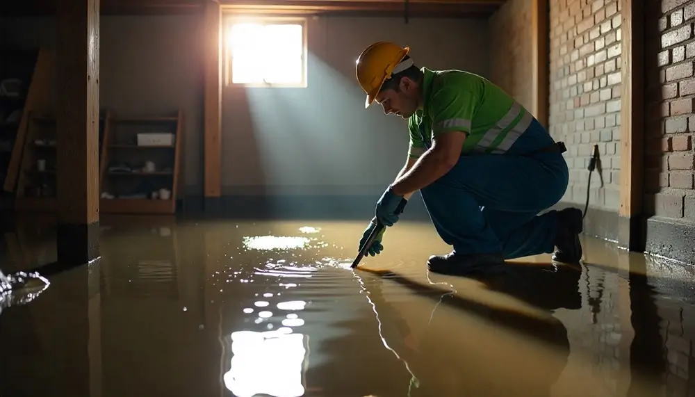Professional water damage restoration services in Winfield, MO